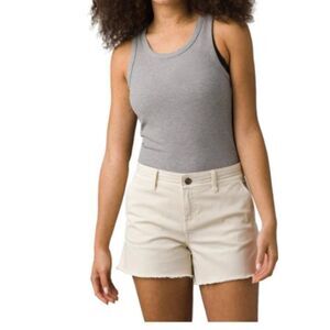 PRANA Sancho Shorts Cream Size 12